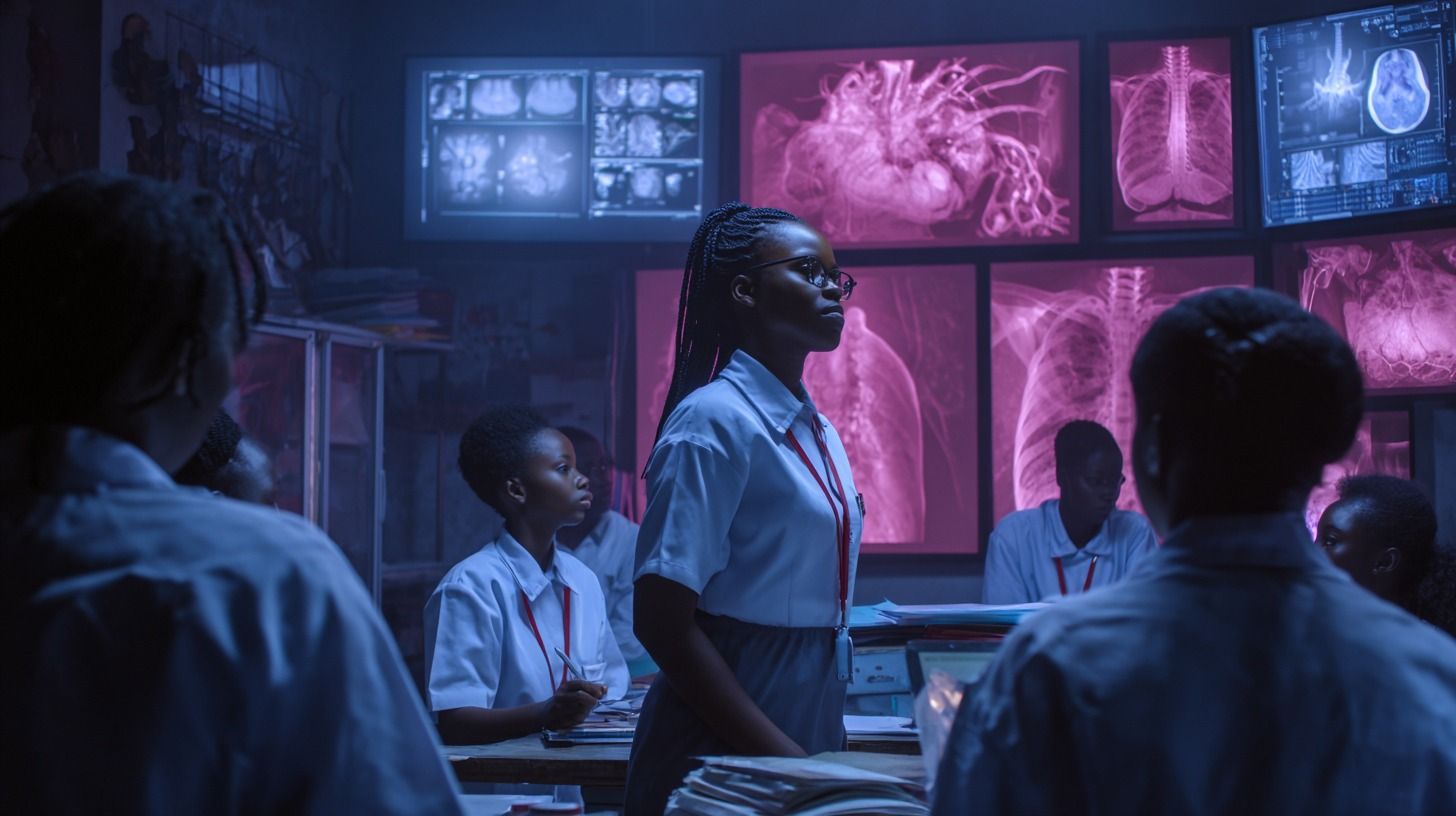 Female_african_Students_and_doctors_in_classroom